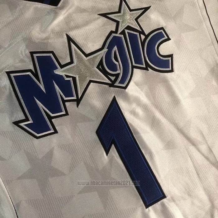 Camiseta Orlando Magic Tracy McGrady #1 Mitchell & Ness 2000-01 Blanco
